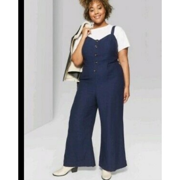 plus size one piece pant suits